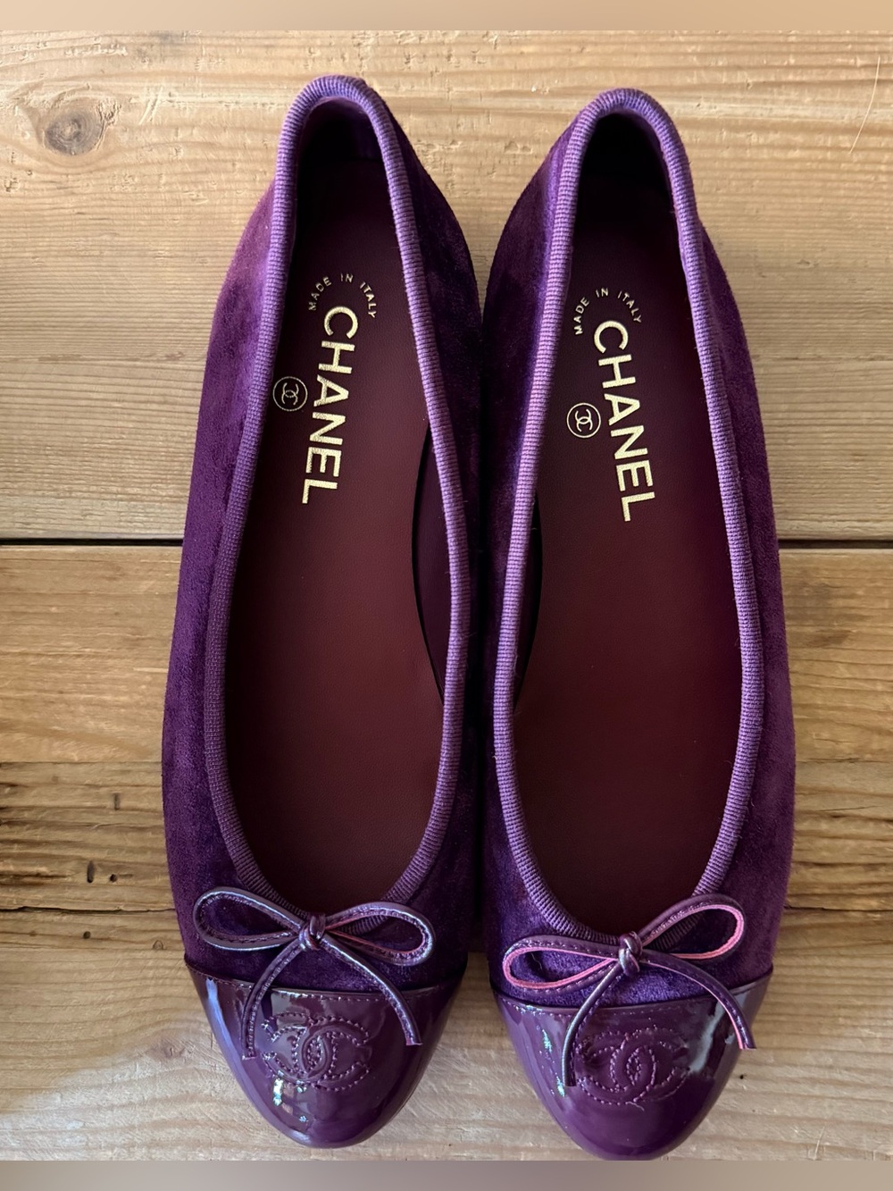 CHANEL Ballet Flats Burgundy 2026
